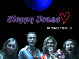 Sloppy Jones poster with protagonists and slasher mask